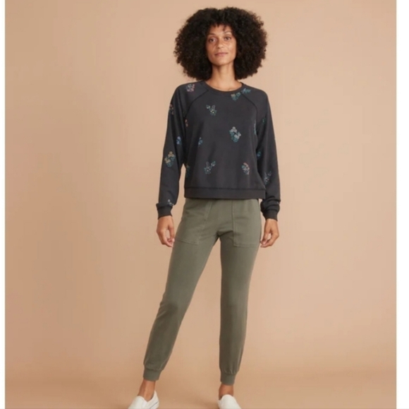 MARINE layer Sammi Jogger in Dusty olive - Picture 1 of 3